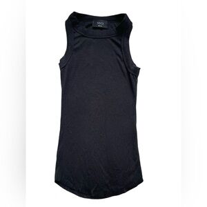 Vici Black Ribbed Tank Top